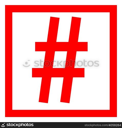 Hashtag icon. Simple element illustration. Hashtag symbol design from Social Media Marketing collection. web and mobile.. Simple element illustration. Hashtag symbol design from Social Media Marketing collection. web and mobile