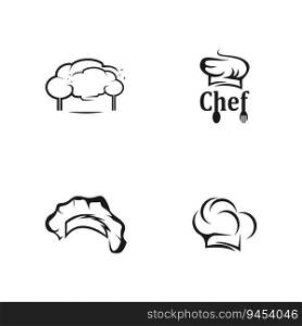 Hat Chef Icon And Symbol Vector Template