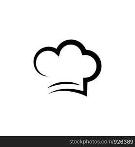 hat chef logo template vector illustration