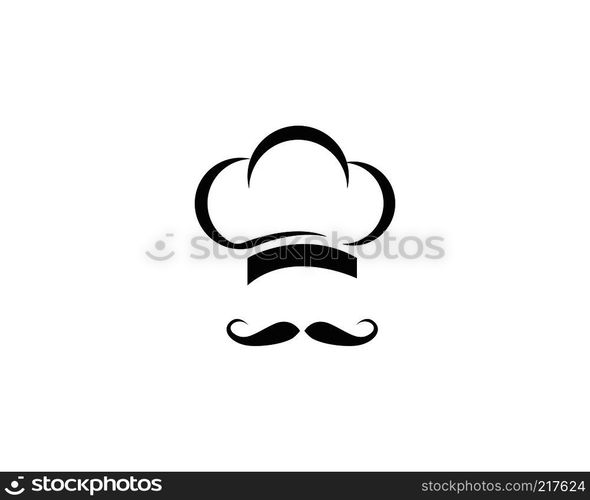 Hat chef logo vector
