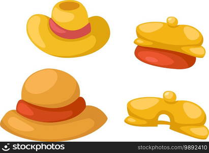 Hat isolated on white background