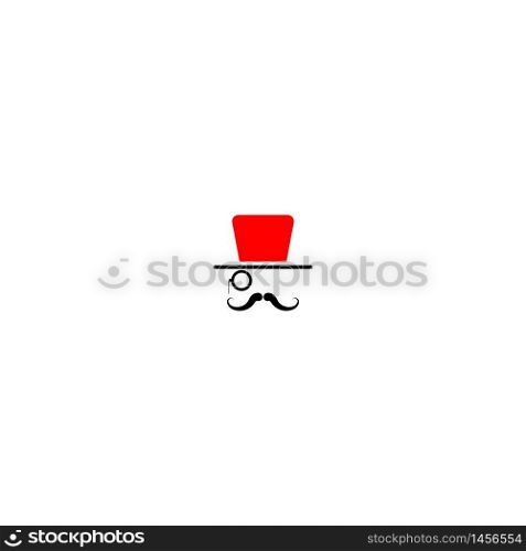 Hat logo icon vector illustration