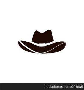 Hat West vector icon illustration design template