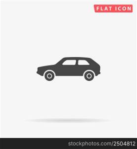 Hatchback Car flat vector icon. Hand drawn style design illustrations.. Hatchback Car flat vector icon. Hand drawn style design illustrations