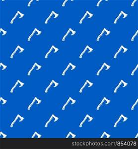 Hatchet pattern repeat seamless in blue color for any design. Vector geometric illustration. Hatchet pattern seamless blue