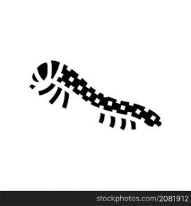 hatchlings silkworm glyph icon vector. hatchlings silkworm sign. isolated contour symbol black illustration. hatchlings silkworm glyph icon vector illustration