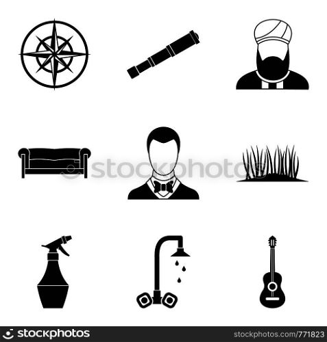 Have a shave icons set. Simple set of 9 have a shave vector icons for web isolated on white background. Have a shave icons set, simple style