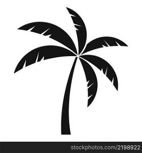 Hawaii palm icon simple vector. Summer tree. Tropic palm. Hawaii palm icon simple vector. Summer tree