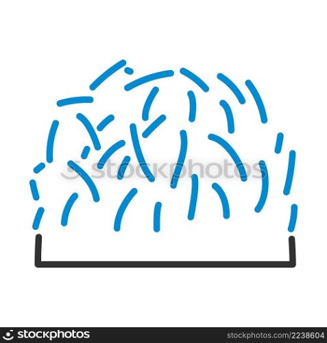 Hay Stack Icon. Editable Bold Outline With Color Fill Design. Vector Illustration.