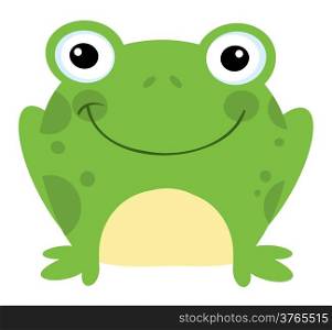 Head Frog Cartoon Character