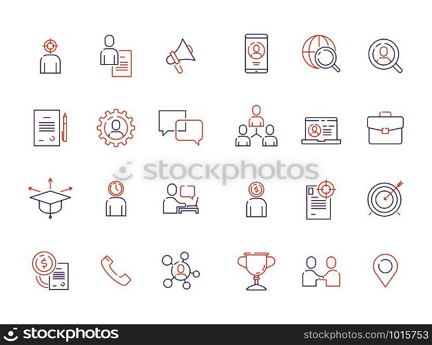 Head hunting symbols. Staff employment business super workers top managers workforce development vector icon. Illustration of headhunting and hiring job. Head hunting symbols. Staff employment business super workers top managers workforce development vector icon