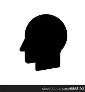 head, icon on isolated background