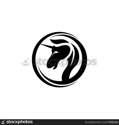 head of horse logo template