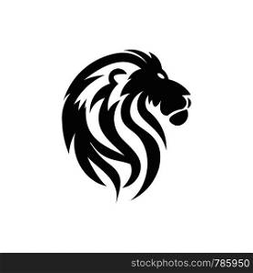 head of lion logo template