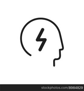 Headache icon vector design illustration