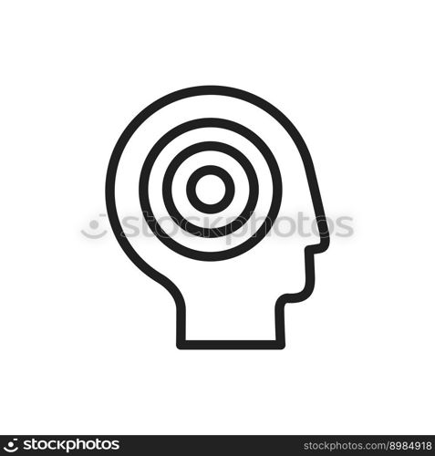 Headache icon vector design illustration