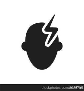 Headache icon vector design illustration