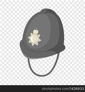 Headdress of english police icon. Cartoon illustration of headdress of english police vector icon for web design. Headdress of english police icon, cartoon style