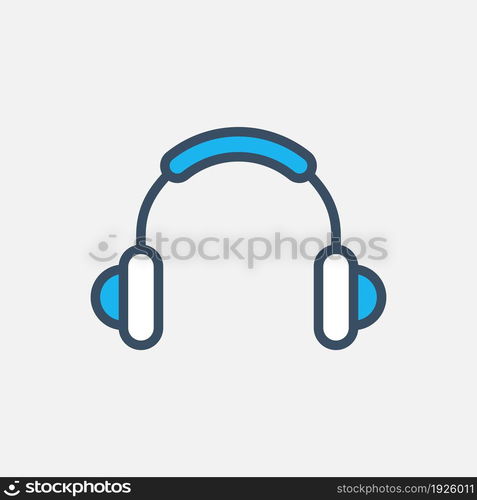 headphone flat icon