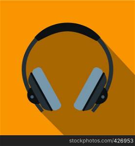 Headphone icon. Flat illustration of headphone vector icon for web. Headphone icon, flat style