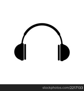 Headphone icon logo vector design