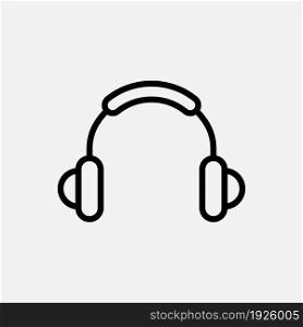 headphone line icon
