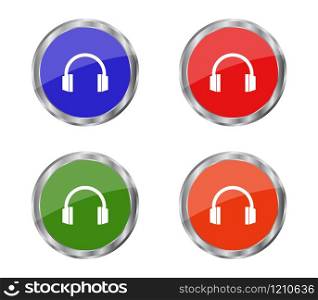 headphones button