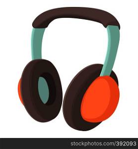 Headphones icon. Cartoon illustration of headphones vector icon for web. Headphones icon, cartoon style