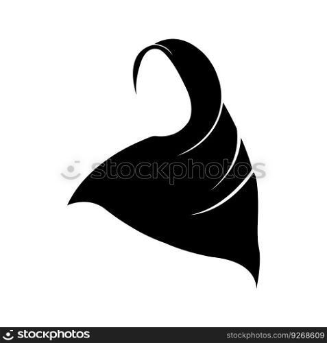 headscarf icon logo vector design template