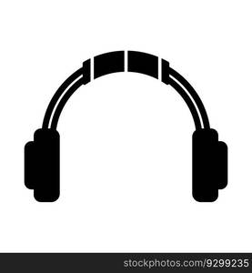 headset icon vector template illustration logo design