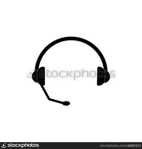 headset logo icon vector design template