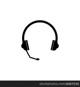 headset logo icon vector design template