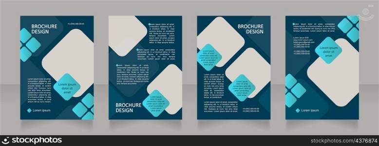 Health and life insurance offers blank brochure layout design. Vertical poster template set with empty copy space for text. Premade corporate reports collection. Editable flyer paper pages. Health and life insurance offers blank brochure layout design