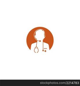 health and medical service icon, vector illustration logo design.