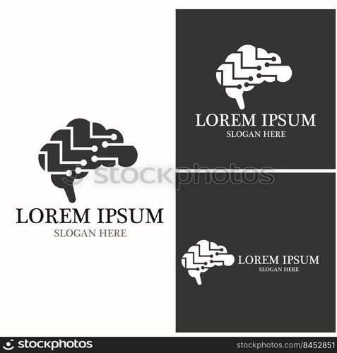 Health Brain vector illustration icon template design