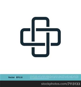 Health Care Cross Icon Vector Logo Template Illustration Design. Vector EPS 10.