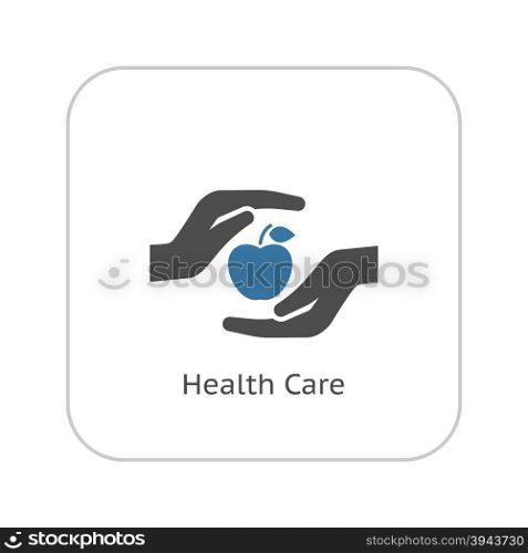 Health Care Icon. Flat Design.. Health Care Icon. Flat Design Isolated Illustration.