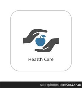 Health Care Icon. Flat Design.. Health Care Icon. Flat Design Isolated Illustration.