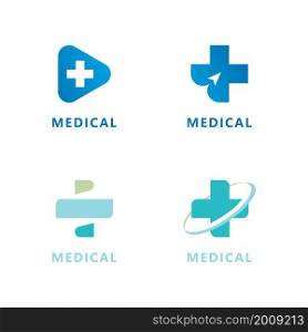 Health care logo icon vector illustration isolated on white background