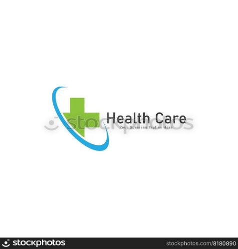 health care vector logo template. medical health care logo design template