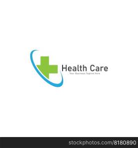 health care vector logo template. medical health care logo design template