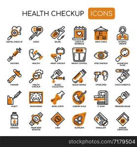 Health Checkup , Thin Line and Pixel Perfect Icons