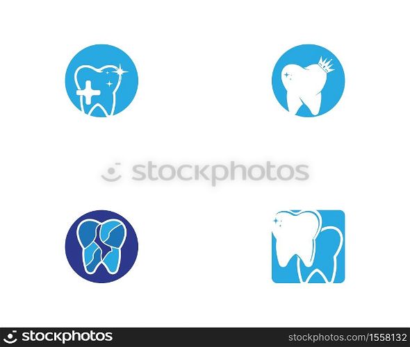 Health dental care icon and symbol vector illustration
