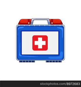 health first aid kit cartoon. health first aid kit sign. isolated symbol vector illustration. health first aid kit cartoon vector illustration