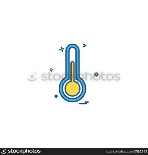 health healthcare medicine temperature therm thermometer icon vector desige