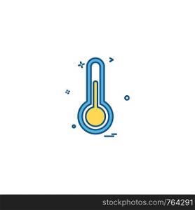 health healthcare medicine temperature therm thermometer icon vector desige