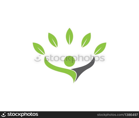 Health life logo template