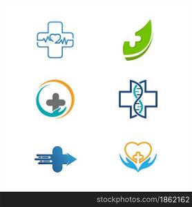 Health Medical icon template vector illustration design