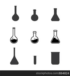 Health Medical Lab icon template vector illustration