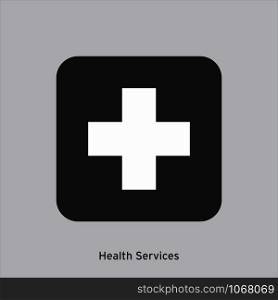 Health Services Icon Sign